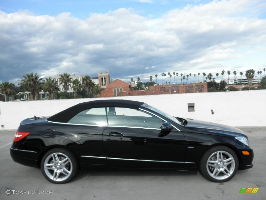 Black 2012 Mercedes-Benz E 350 Cabriolet Exterior Photo #55097473