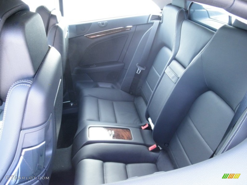 Black Interior 2012 Mercedes-Benz E 350 Cabriolet Photo #55097518