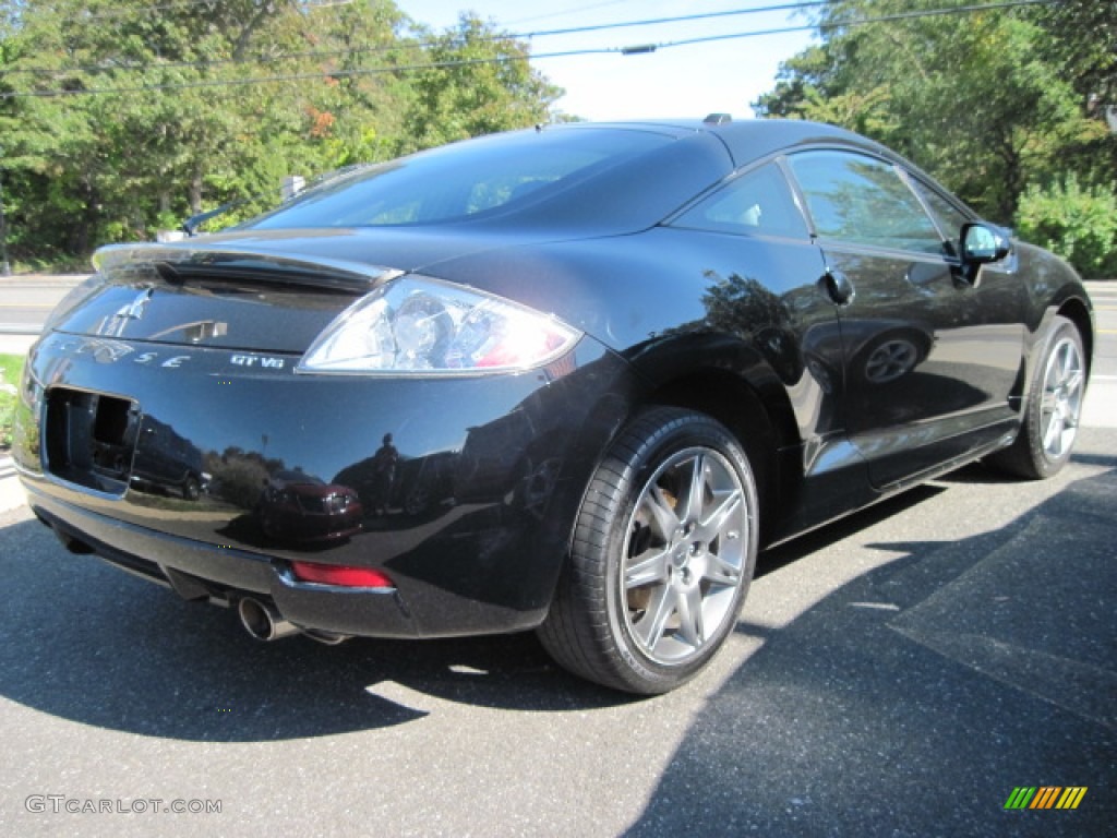 2008 Eclipse GT Coupe - Kalapana Black / Dark Charcoal photo #3