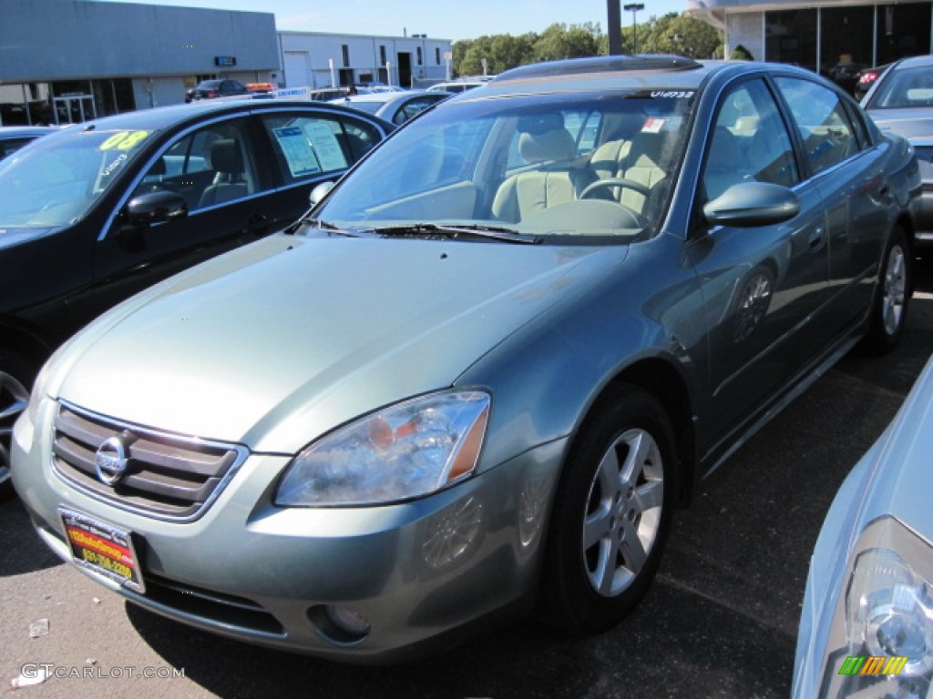 2003 Altima 2.5 SL - Mystic Emerald Green / Blond photo #1