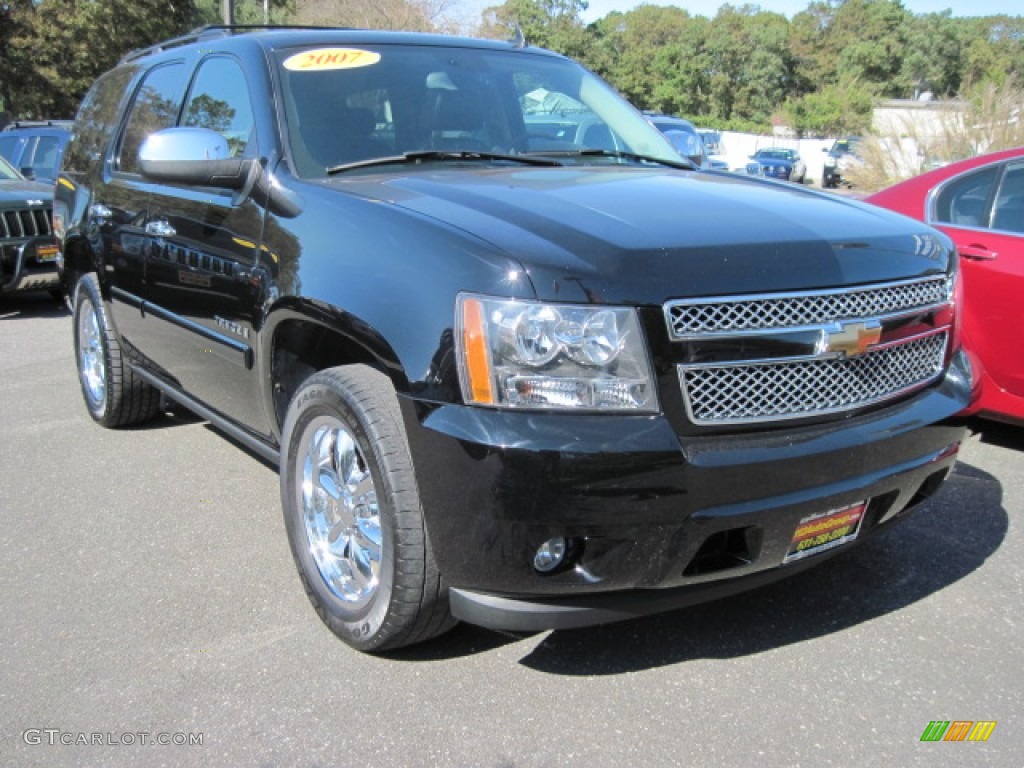 2007 Tahoe LTZ - Black / Ebony photo #4