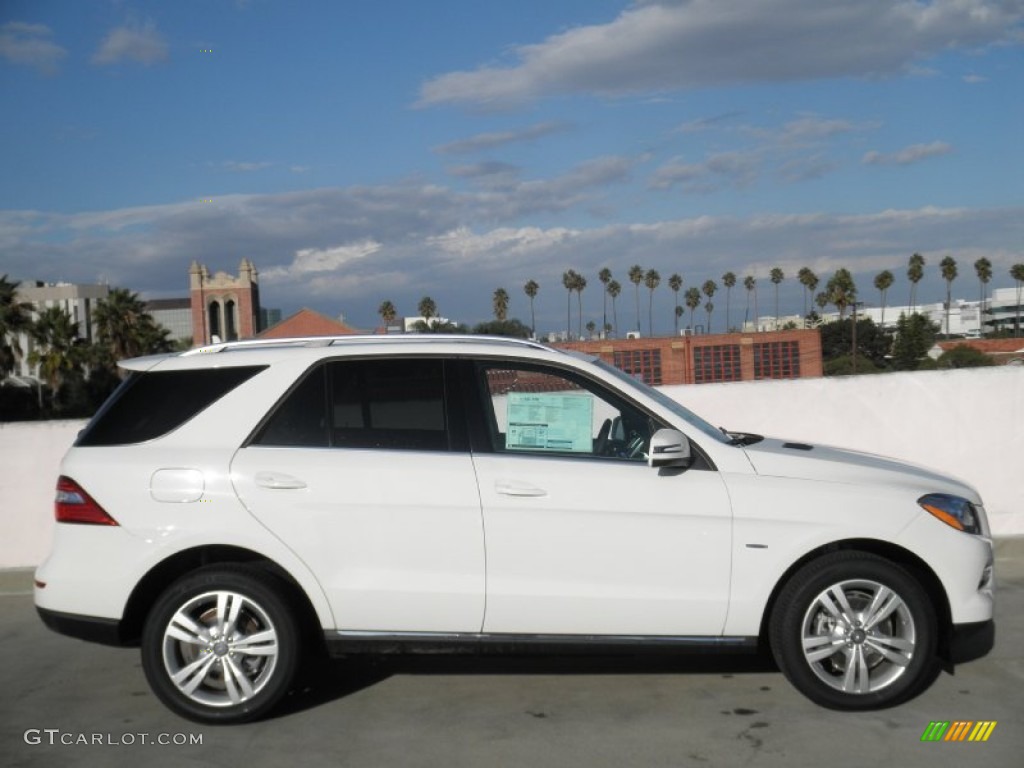 Arctic White 2012 Mercedes-Benz ML 350 BlueTEC 4Matic Exterior Photo #55098472