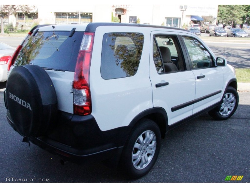 2006 CR-V EX 4WD - Taffeta White / Ivory photo #6