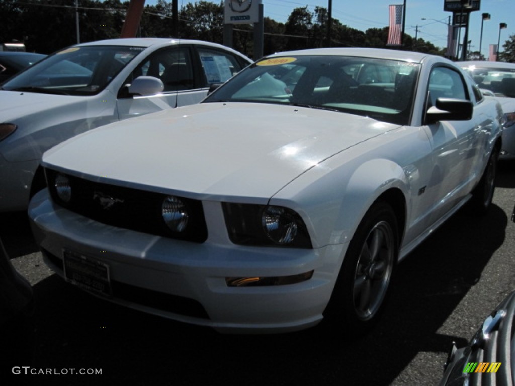 Performance White Ford Mustang