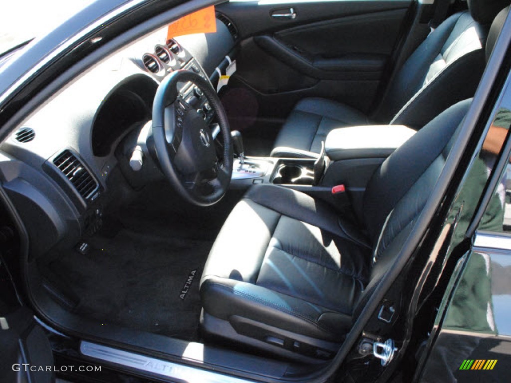 2012 Altima 2.5 SL - Super Black / Charcoal photo #14