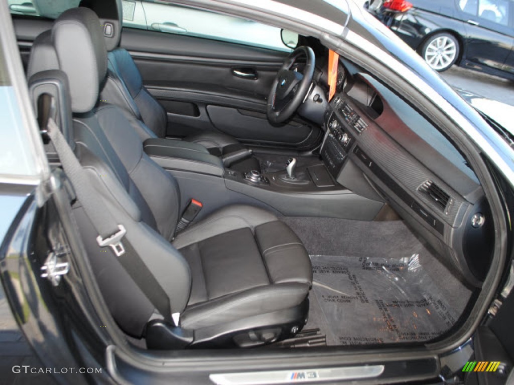 Black Novillo Leather Interior 2011 BMW M3 Convertible Photo #55100572