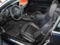 Black Novillo Leather 2011 BMW M3 Convertible Interior Color