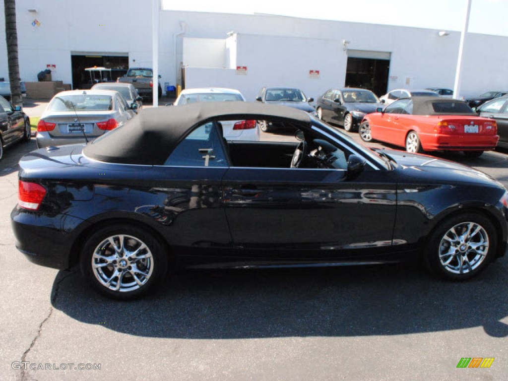 2008 1 Series 128i Convertible - Monaco Blue Metallic / Black photo #4