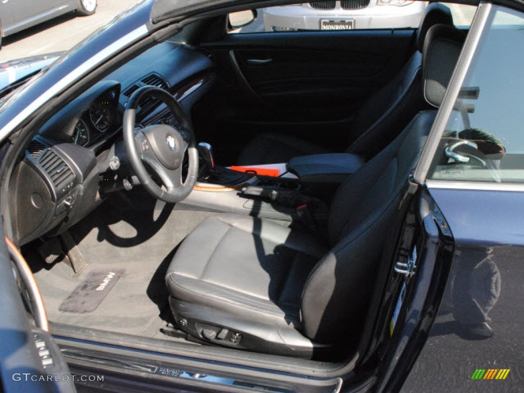 2008 1 Series 128i Convertible - Monaco Blue Metallic / Black photo #13