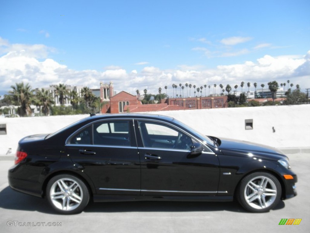 Black 2012 Mercedes-Benz C 250 Sport Exterior Photo #55100797