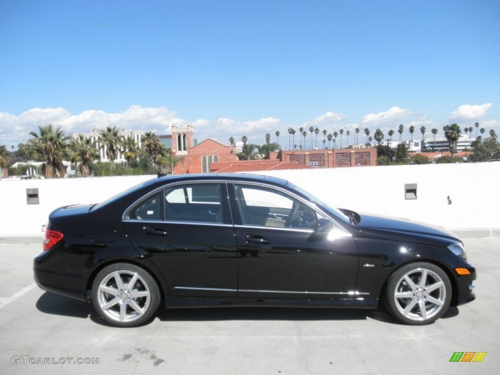 Black 2012 Mercedes-Benz C 250 Sport Exterior Photo #55100827