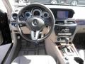 Almond Beige/Mocha 2012 Mercedes-Benz C 250 Sport Dashboard