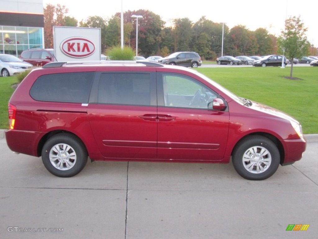 Claret Red 2012 Kia Sedona LX Exterior Photo #55102296