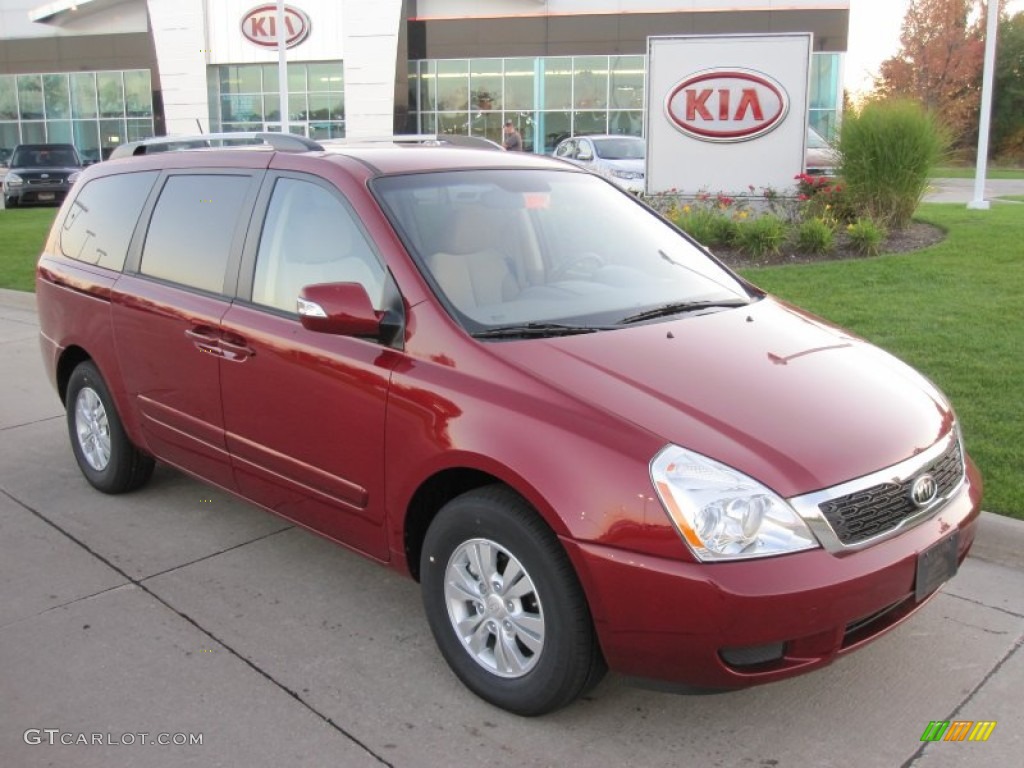 2012 Sedona LX - Claret Red / Beige photo #1