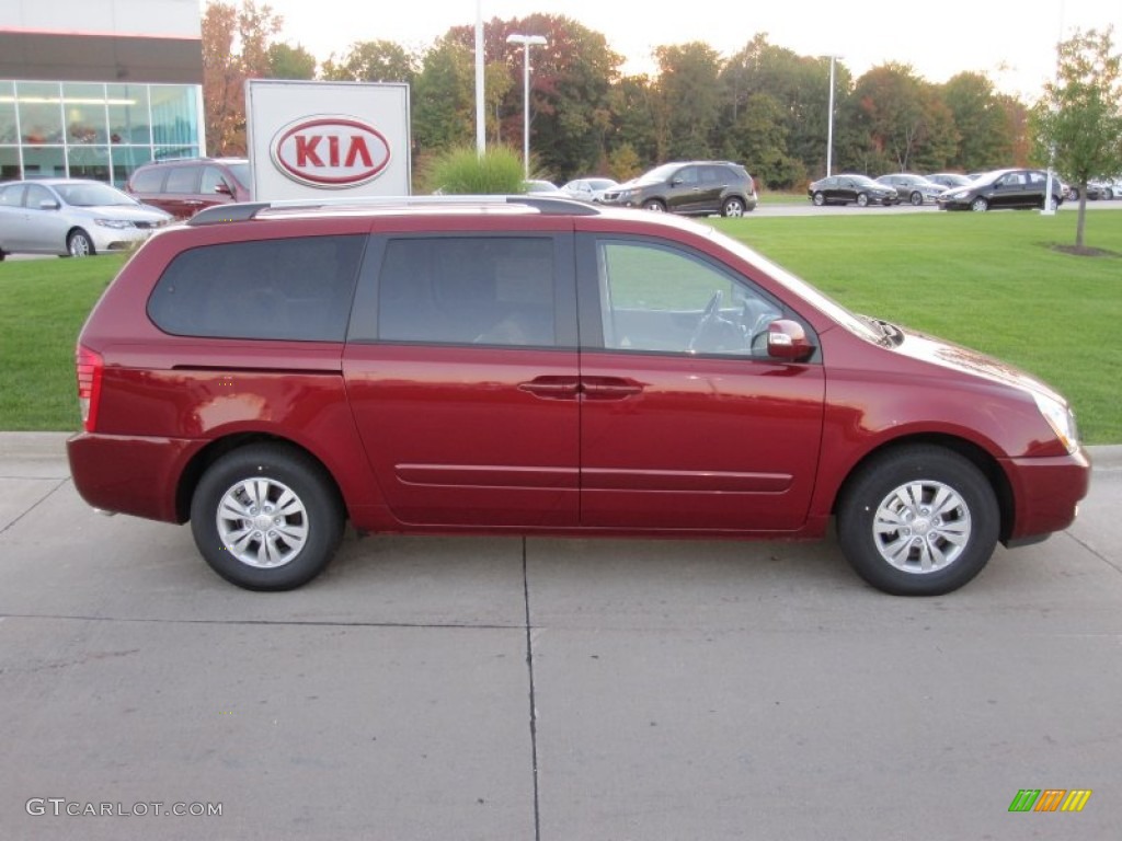 Claret Red 2012 Kia Sedona LX Exterior Photo #55102491