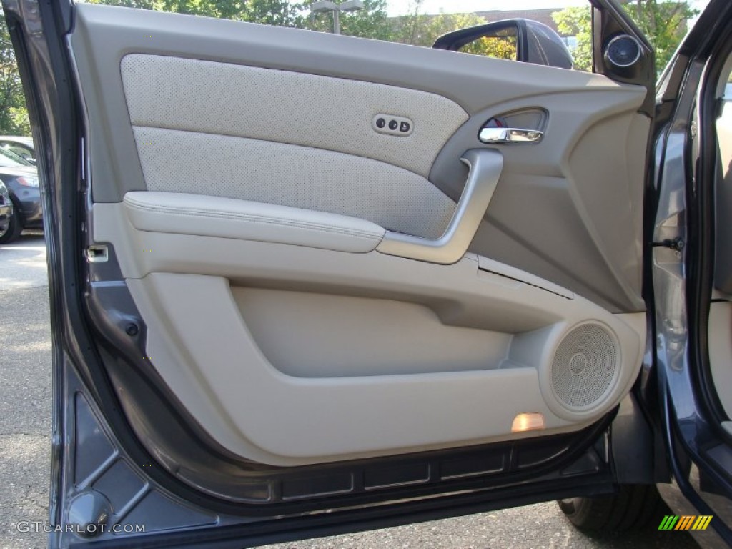 2010 Acura RDX Standard RDX Model Taupe Door Panel Photo #55102899