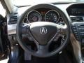 Ebony 2012 Acura TL 3.7 SH-AWD Steering Wheel