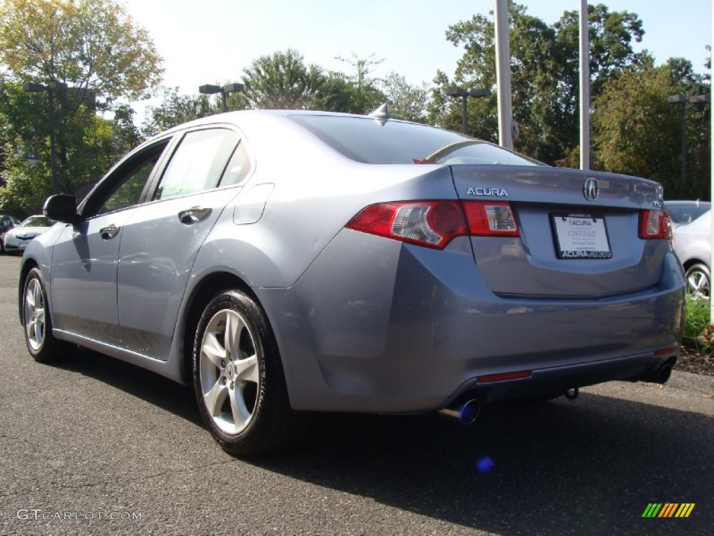 2009 TSX Sedan - Glacier Blue Metallic / Ebony photo #6