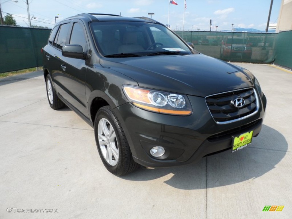 Black Forest Green Metallic Hyundai Santa Fe