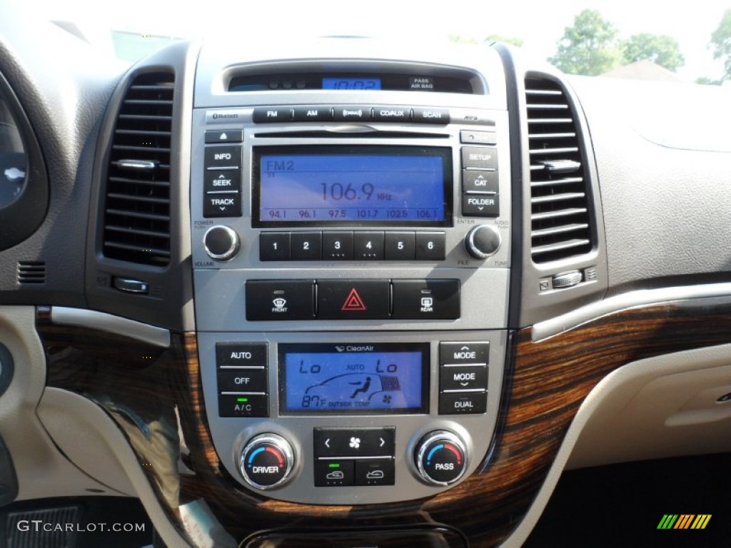 2010 Hyundai Santa Fe Limited Controls Photo #55106430