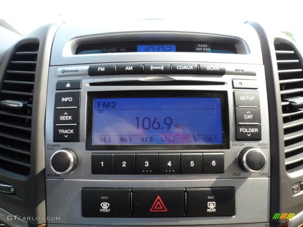 2010 Hyundai Santa Fe Limited Audio System Photo #55106448