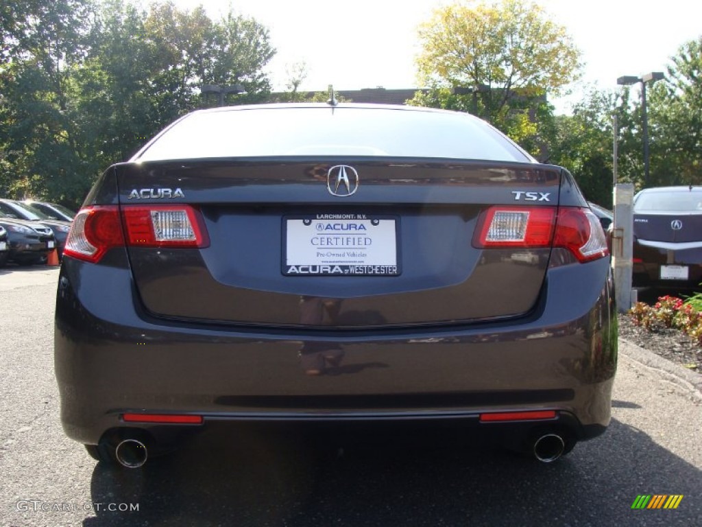 2009 TSX Sedan - Glacier Blue Metallic / Ebony photo #5