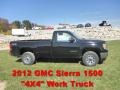 2012 Onyx Black GMC Sierra 1500 Regular Cab 4x4  photo #1