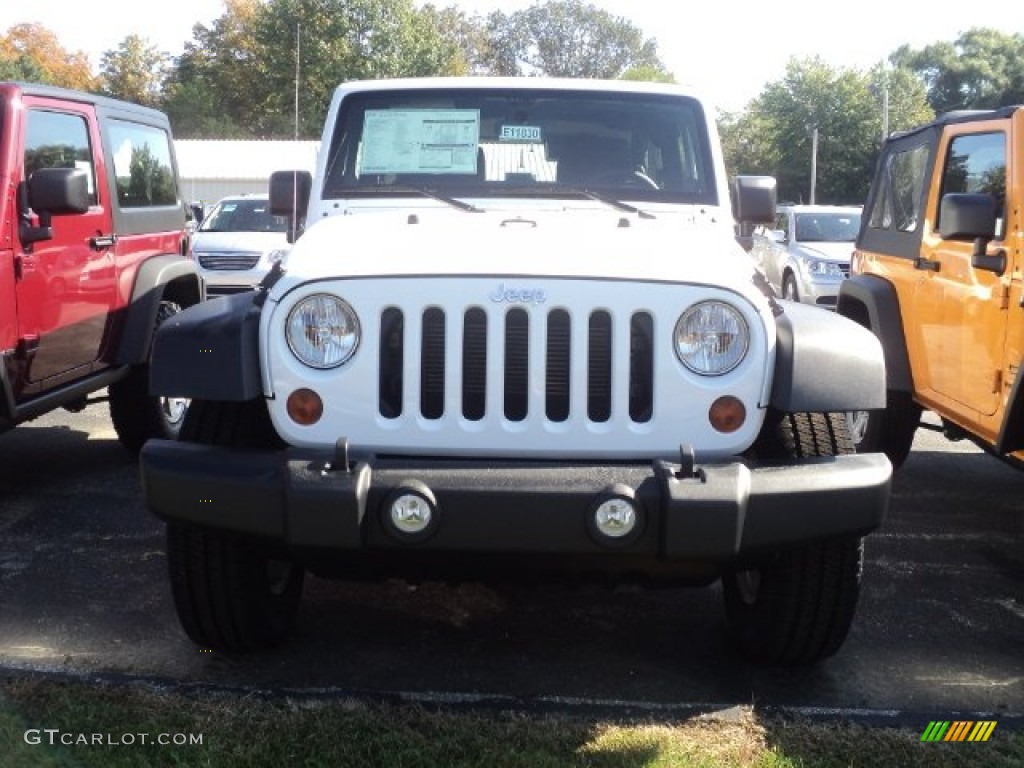 2012 Wrangler Sport S 4x4 - Bright White / Black photo #2