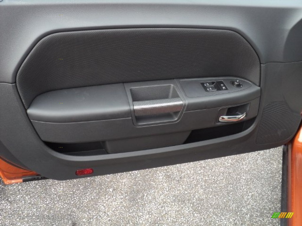 2011 Challenger R/T Classic - Toxic Orange Pearl / Dark Slate Gray photo #4