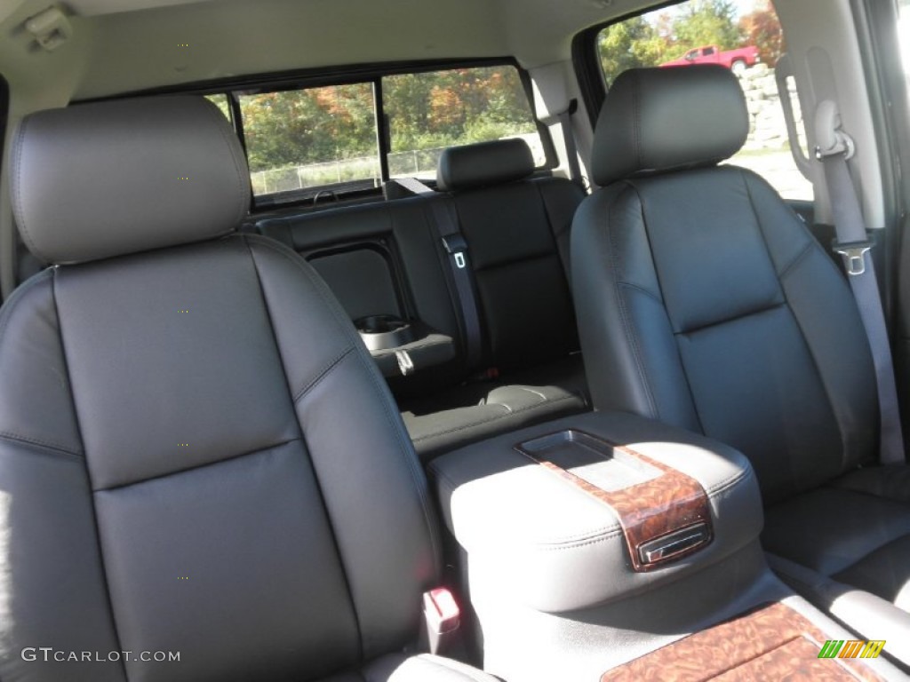 Ebony Interior 2012 GMC Sierra 2500HD Denali Crew Cab 4x4 Photo #55107504