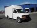 Summit White - Savana Cutaway 3500 Commercial Moving Truck Photo No. 2