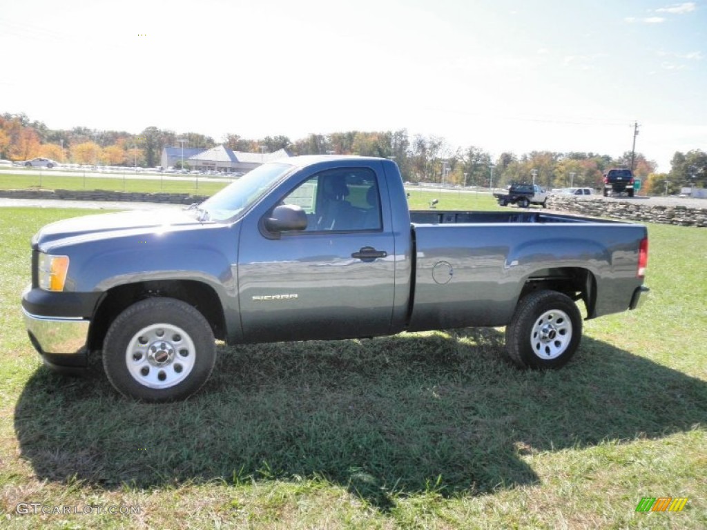 Stealth Gray Metallic 2012 GMC Sierra 1500 Regular Cab Exterior Photo #55108332