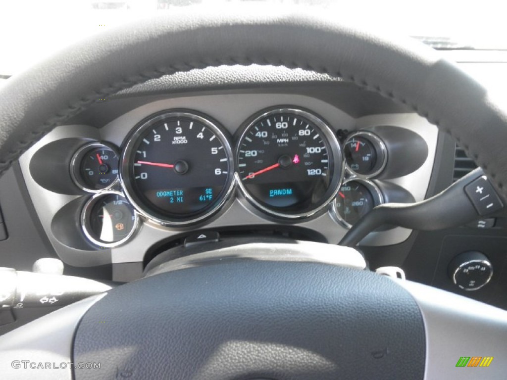 2012 GMC Sierra 1500 SLE Crew Cab 4x4 Gauges Photo #55108505