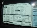 2012 GMC Sierra 1500 SLE Crew Cab 4x4 Window Sticker