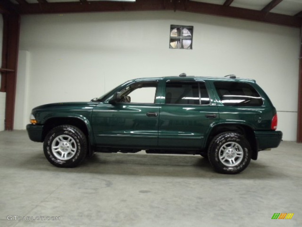 Forest Green Pearl 2002 Dodge Durango SLT Plus 4x4 Exterior Photo #55109283