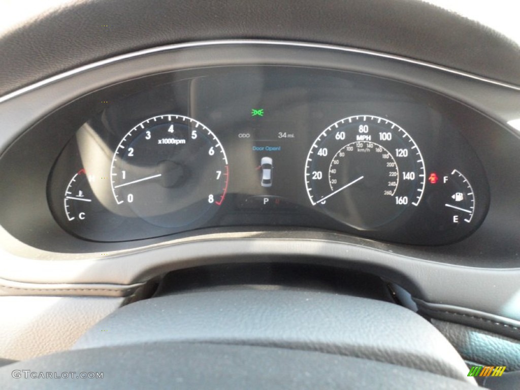 2012 Hyundai Genesis 5.0 R Spec Sedan Gauges Photo #55109479