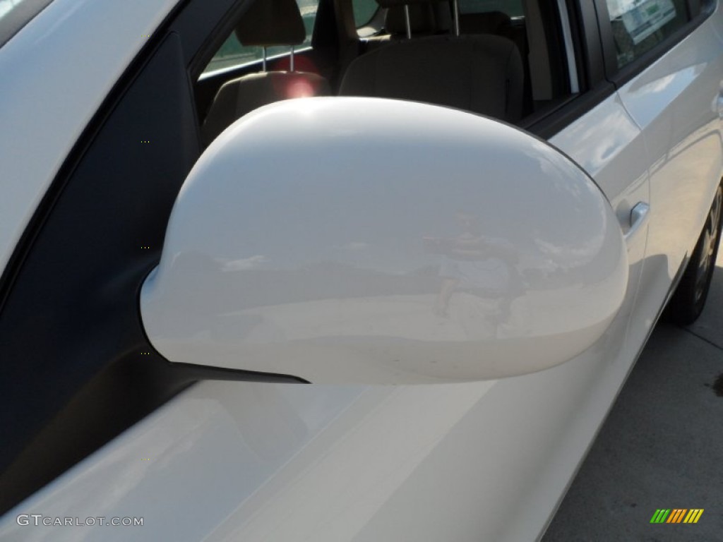 2012 Elantra SE Touring - Polar White / Beige photo #12