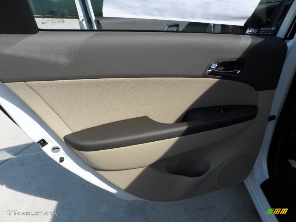 2012 Elantra SE Touring - Polar White / Beige photo #22