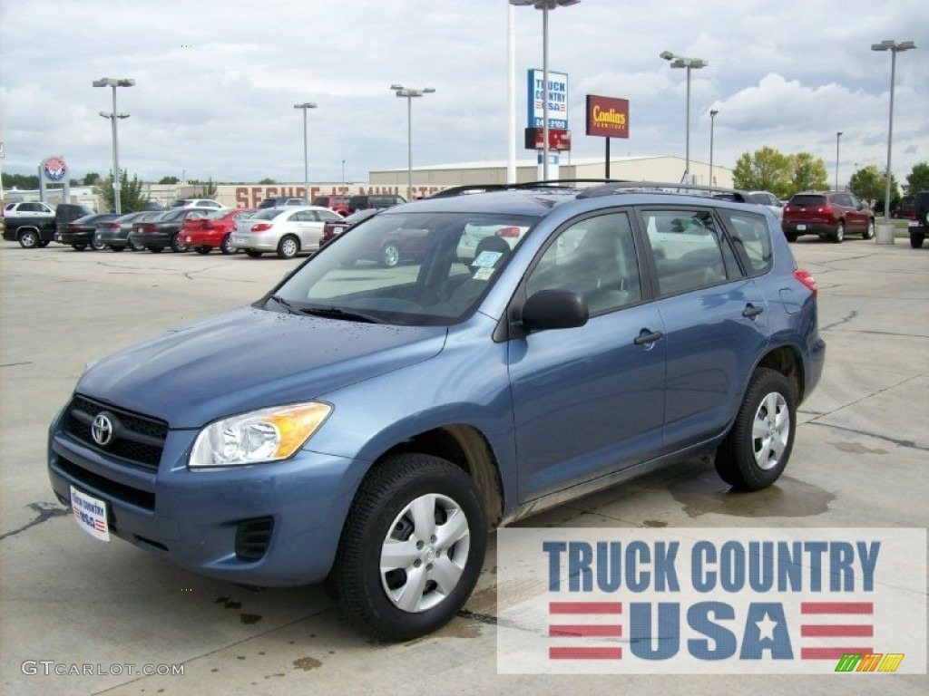 2009 RAV4 4WD - Pacific Blue Metallic / Ash Gray photo #1