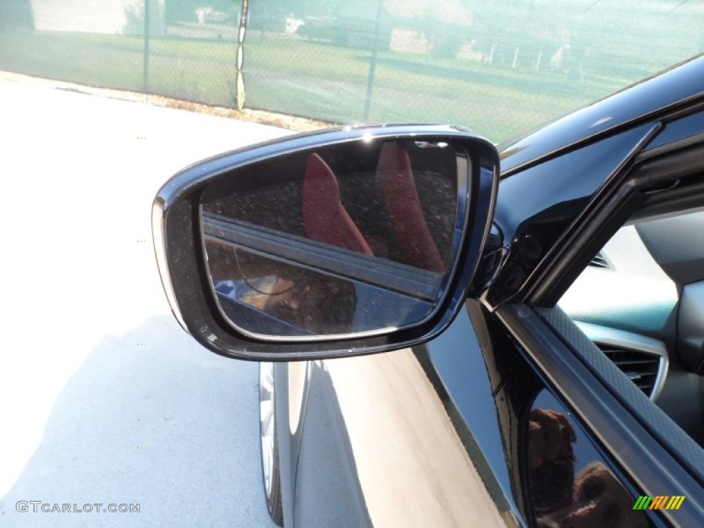 2012 Veloster  - Ultra Black / Black/Red photo #13