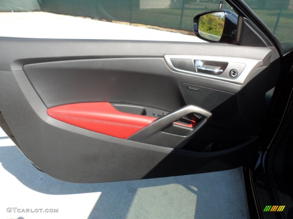 2012 Veloster  - Ultra Black / Black/Red photo #20