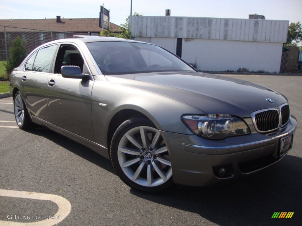 2008 7 Series 750Li Sedan - Sterling Grey Metallic / Black photo #2