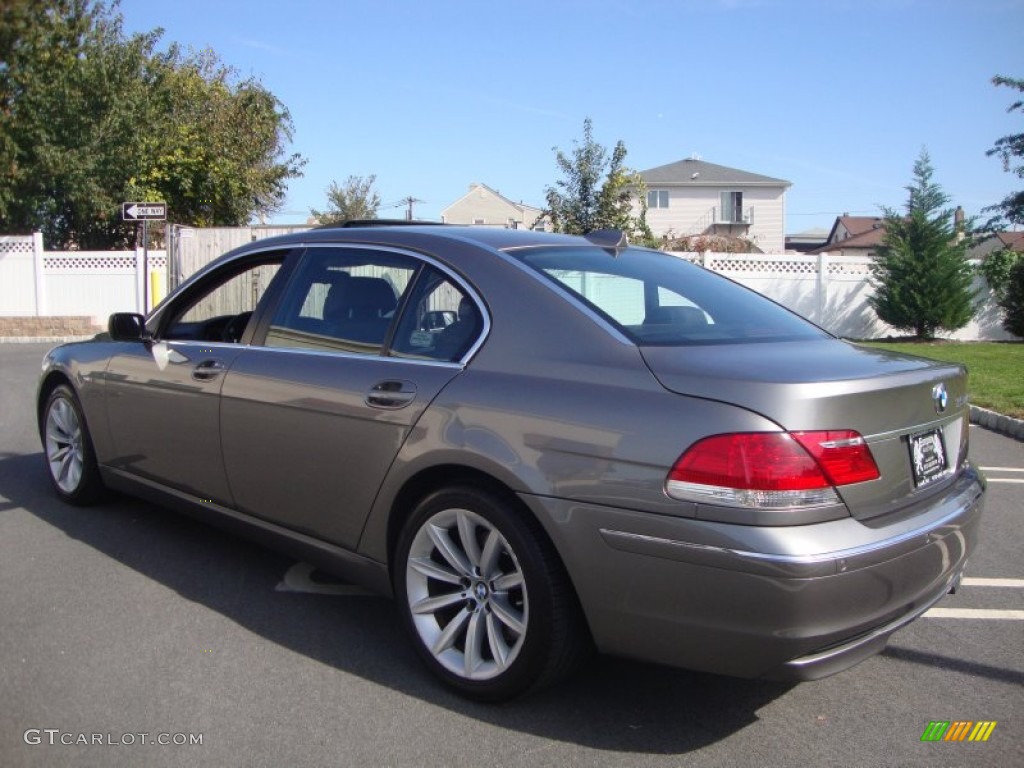 2008 7 Series 750Li Sedan - Sterling Grey Metallic / Black photo #3