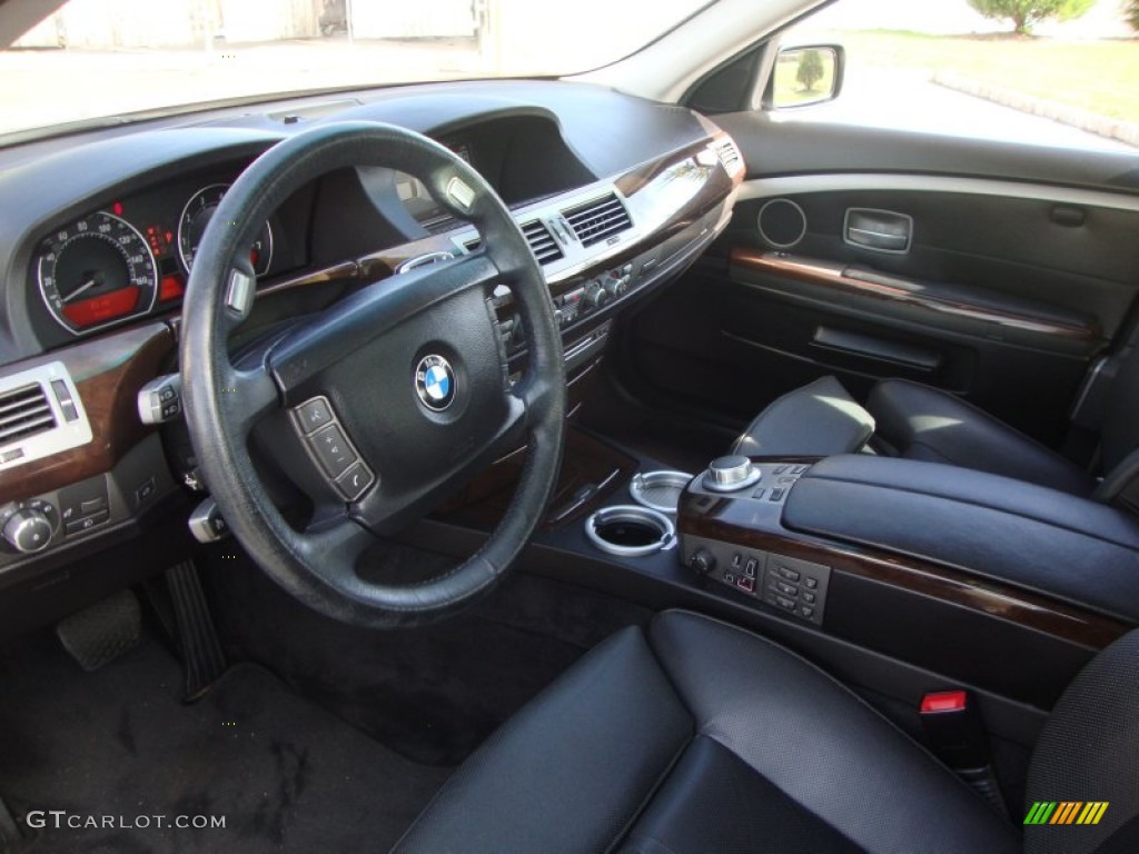2008 7 Series 750Li Sedan - Sterling Grey Metallic / Black photo #8