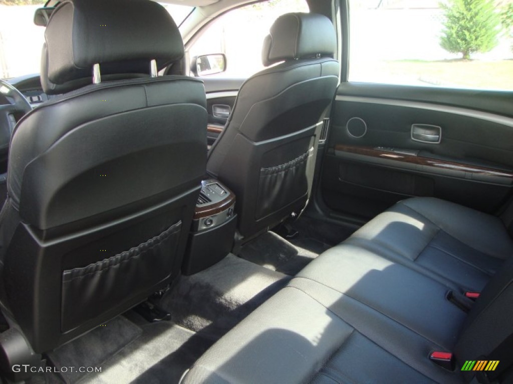 2008 7 Series 750Li Sedan - Sterling Grey Metallic / Black photo #10
