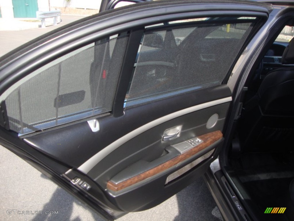 2008 7 Series 750Li Sedan - Sterling Grey Metallic / Black photo #11