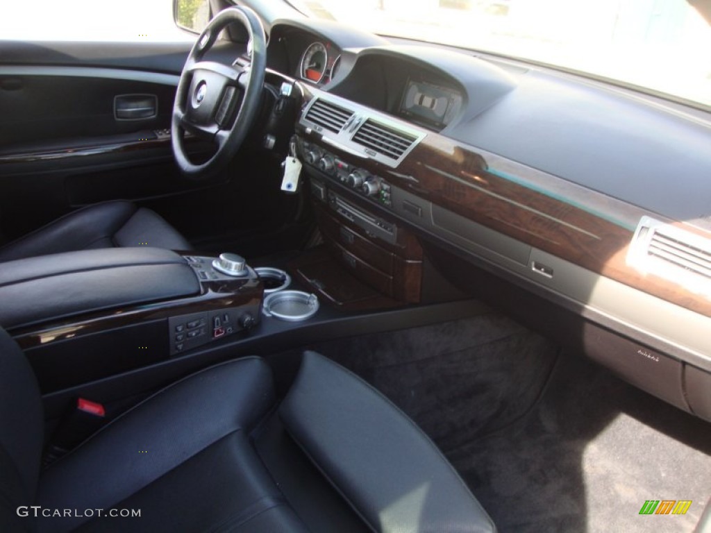 2008 7 Series 750Li Sedan - Sterling Grey Metallic / Black photo #14
