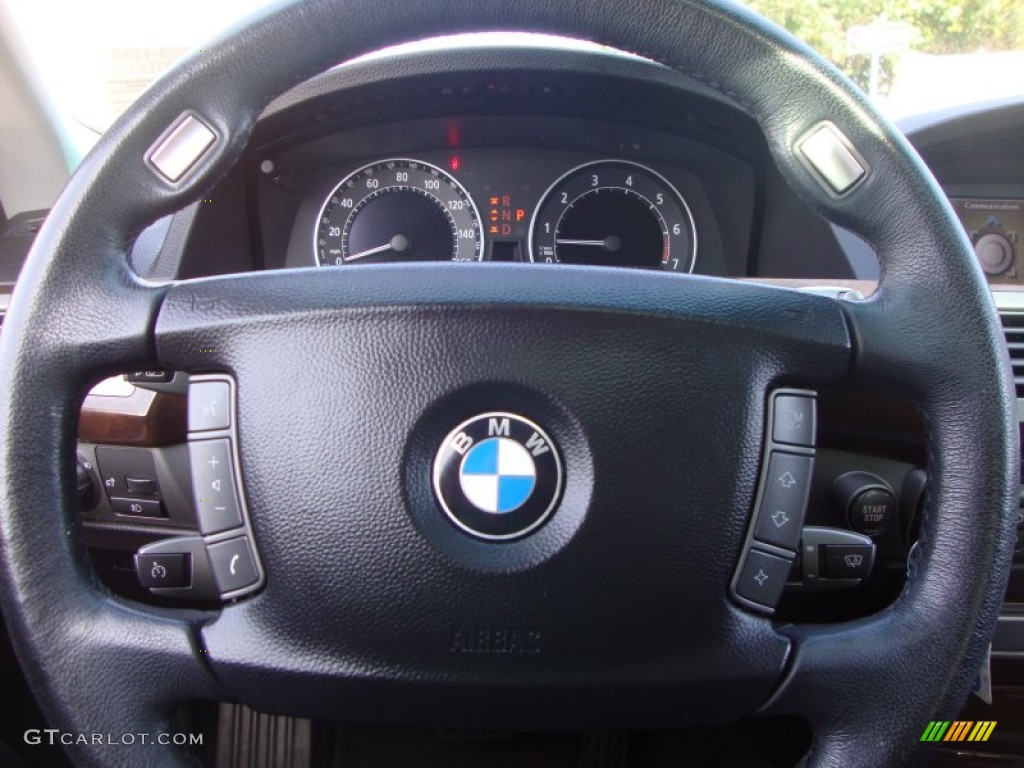 2008 7 Series 750Li Sedan - Sterling Grey Metallic / Black photo #22