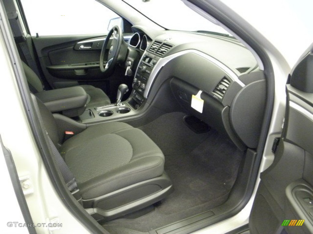 Ebony Interior 2012 Chevrolet Traverse LT AWD Photo #55111668