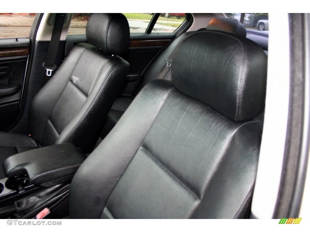 2001 3 Series 325i Sedan - Titanium Silver Metallic / Black photo #42